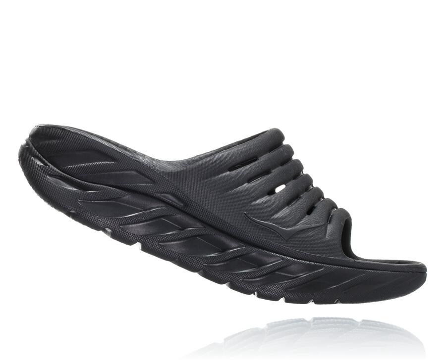 Hoka One One Slide Damske Čierne - ORA Recovery - 64153-YBOS